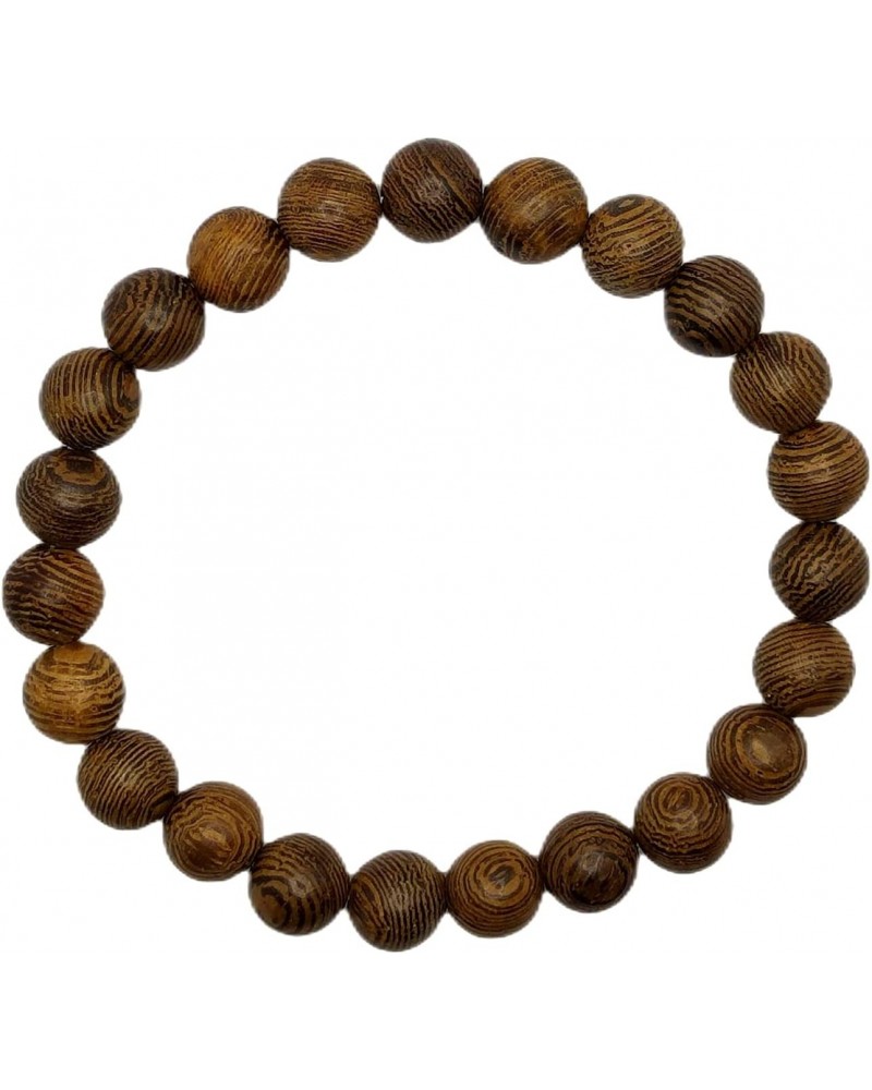 Wooden Beaded Bracelet for Men and Women Lightweight Stretch Bracelet $5.29 Bracelets