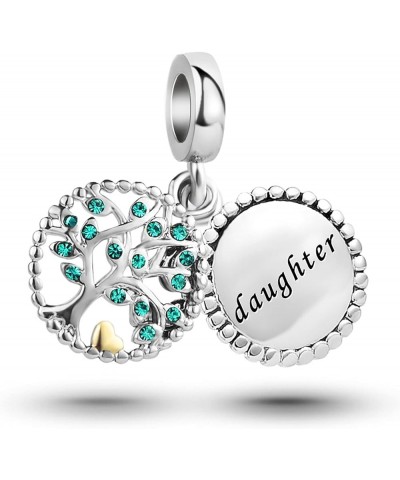 Tree of Life Family Charms for Mom Daughter Sister Auntie Grandma Compatible With Pandora Charms Bracelets Daughter $6.23 Bra...