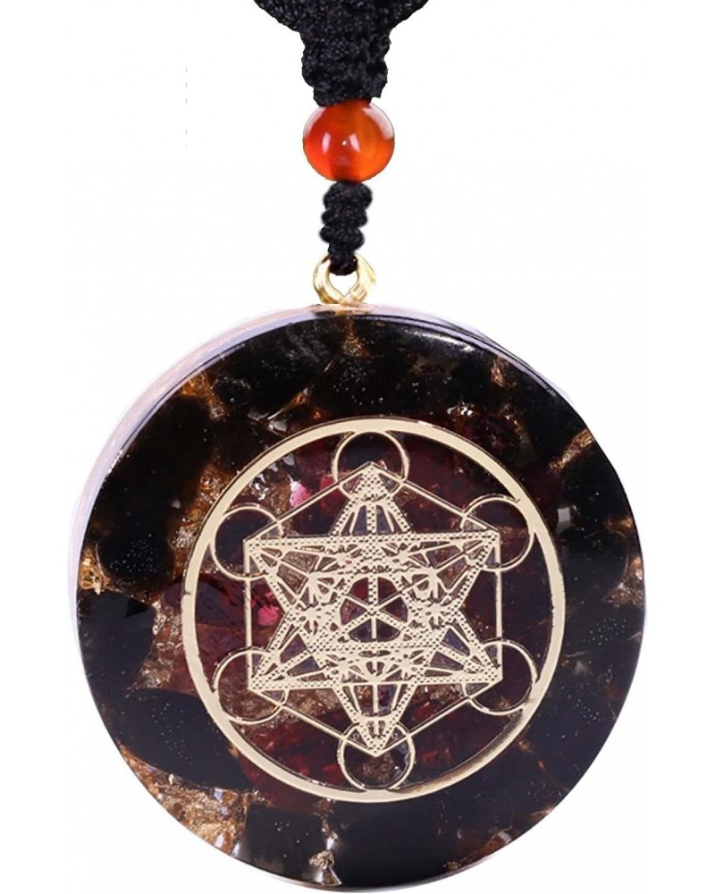 Orgonite Manifest Abundance Wealth Luck Pendant Energy Orgone Healing Crystals Chakra Necklace $12.50 Necklaces