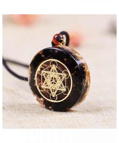 Orgonite Manifest Abundance Wealth Luck Pendant Energy Orgone Healing Crystals Chakra Necklace $12.50 Necklaces