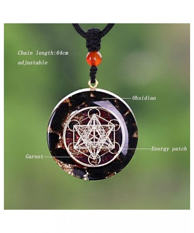 Orgonite Manifest Abundance Wealth Luck Pendant Energy Orgone Healing Crystals Chakra Necklace $12.50 Necklaces