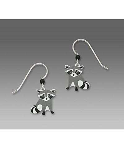 Animal Dangle Earrings, Sterling Silver Ear Wires Racoon $13.86 Earrings