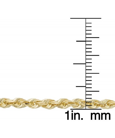 SOLID 14k Yellow Gold 3.1 mm Rope Chain Necklace for Men and Women 24.0 Inches $804.45 Necklaces