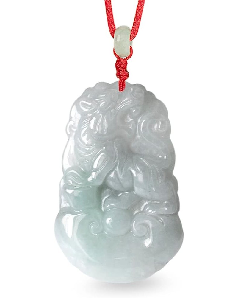 Chinese Zodiac Jade Necklace, Real Grade A Certified Burma Jadeite Small Tiger Q80 $25.98 Necklaces