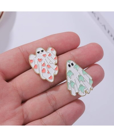 Halloween Cute Ghost Enamel Pins for Backpacks Enamel Brooches Button Pins Bulk Kawaii Accessories Novelty Cartoon Animal Fun...