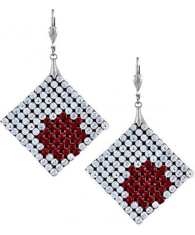 Alzerina Handmade Times Square Earrings Siam $39.00 Earrings