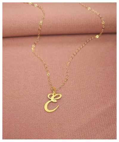 A-Z Letter Pendant Necklace for Women 14k Gold/Rose Gold Plated or 925 Sterling Silver Cute Pretty Dainty Girls Women's Capit...