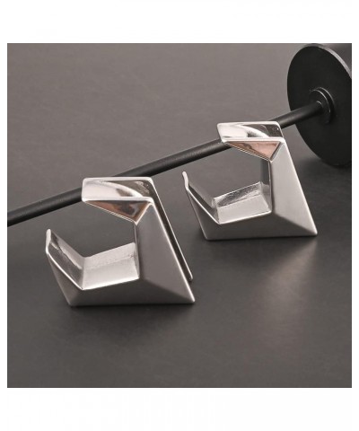 2PCS Ear Gauges Cool Rhombus Saddle Ear Plugs Body Piercing Tunnels 316 Stainless Steel Hypoallergenic Earrings Plugs for Ear...